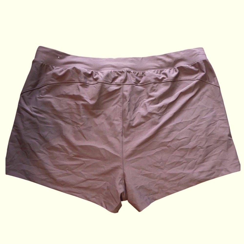New Old Navy Active Powersoft High-Rise Go-Dry Shorts Brown Womens XXL - Picture 3 of 4
